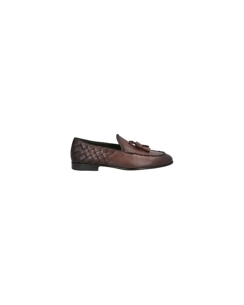 Santoni SCHUHE - Mokassinsauf YOOX.COM Dunkelbraun