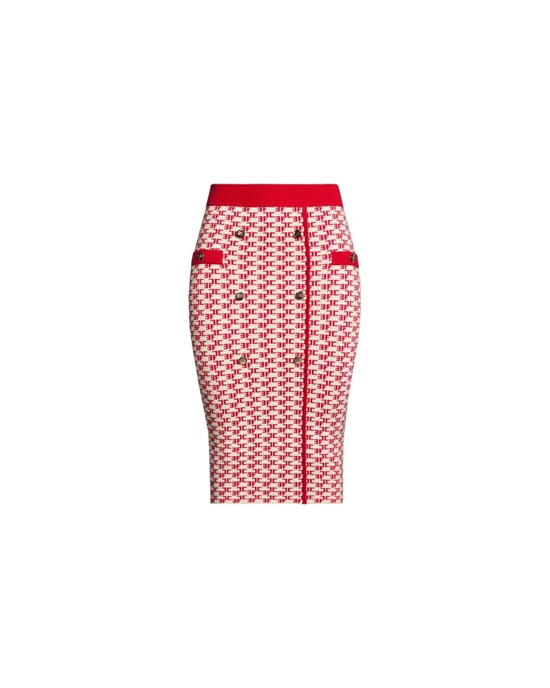 Elisabetta Franchi HOSEN & RÖCKE - Midi-Röckeauf YOOX.COM Rot