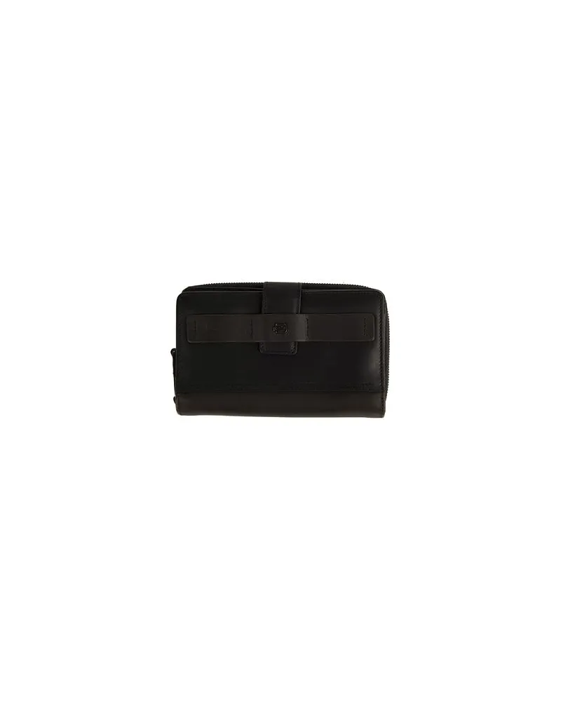 Piquadro Kleinlederwaren - Brieftaschenauf YOOX.COM Schwarz