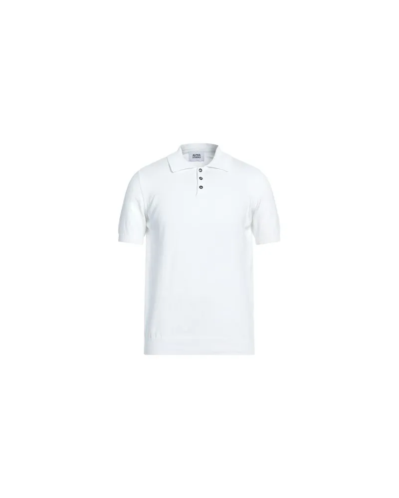 Alpha Studio STRICKWAREN - Pulloverauf YOOX.COM Weiß