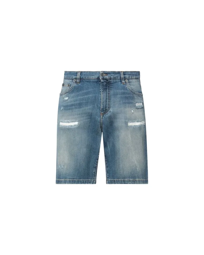 Dolce & Gabbana HOSEN & RÖCKE - Jeansshortsauf YOOX.COM Blau