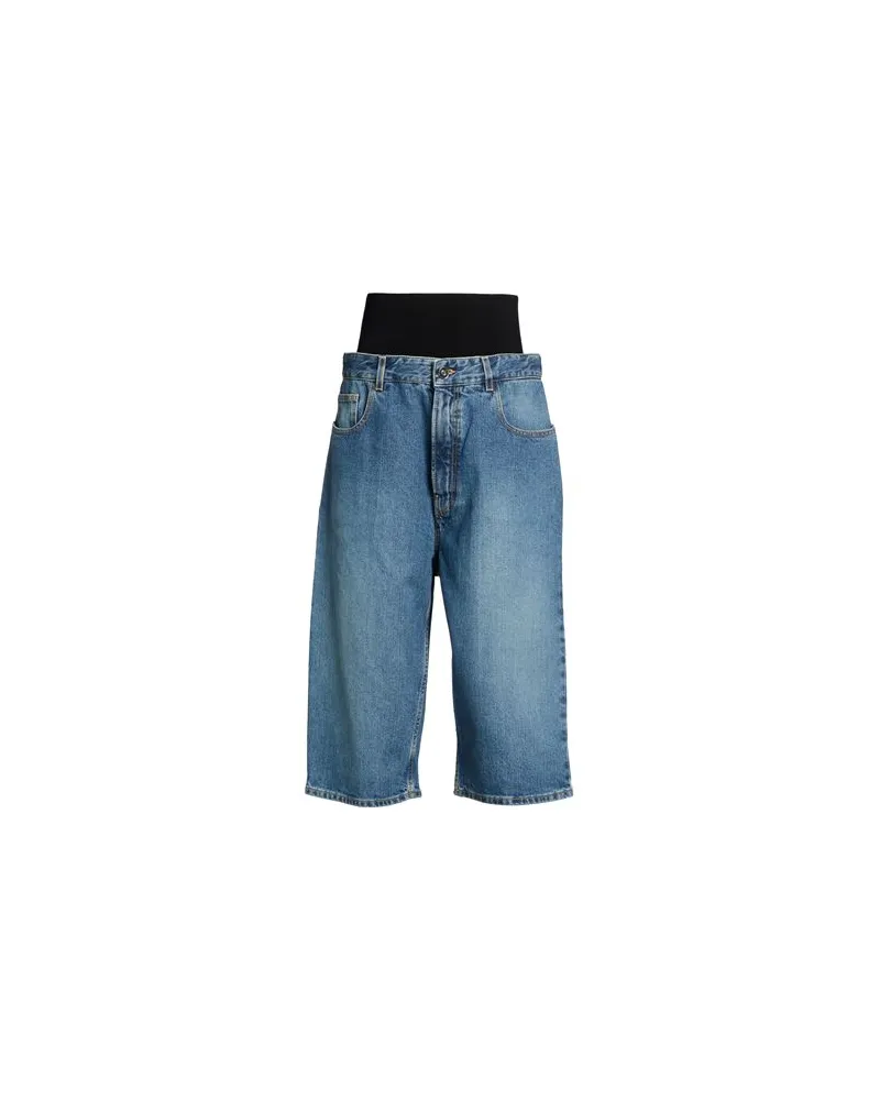 Alaïa HOSEN & RÖCKE - Jeansshortsauf YOOX.COM Blau