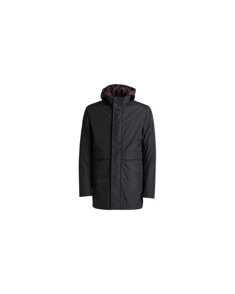 Canali BLACK EDITION - JACKEN & MÄNTEL - Mäntelauf YOOX.COM Nachtblau