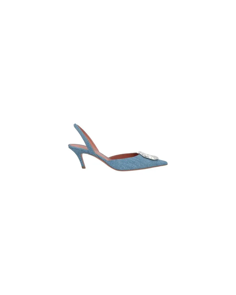 Amina Muaddi SCHUHE - Pumpsauf YOOX.COM Blau
