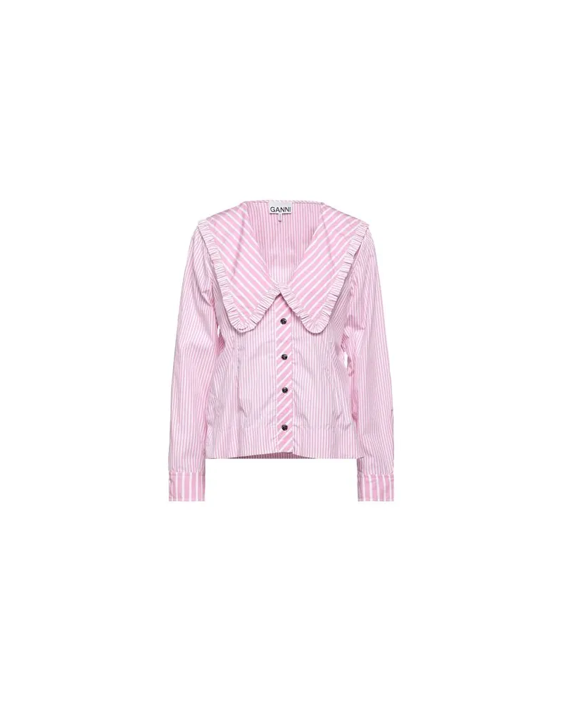 Ganni TOPS - Hemdenauf YOOX.COM Rosa