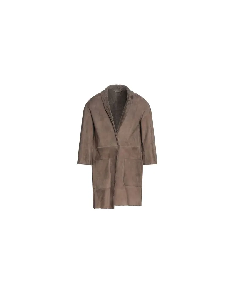 Salvatore Santoro JACKEN & MÄNTEL - Shearling- & Kunstfellauf YOOX.COM Khaki