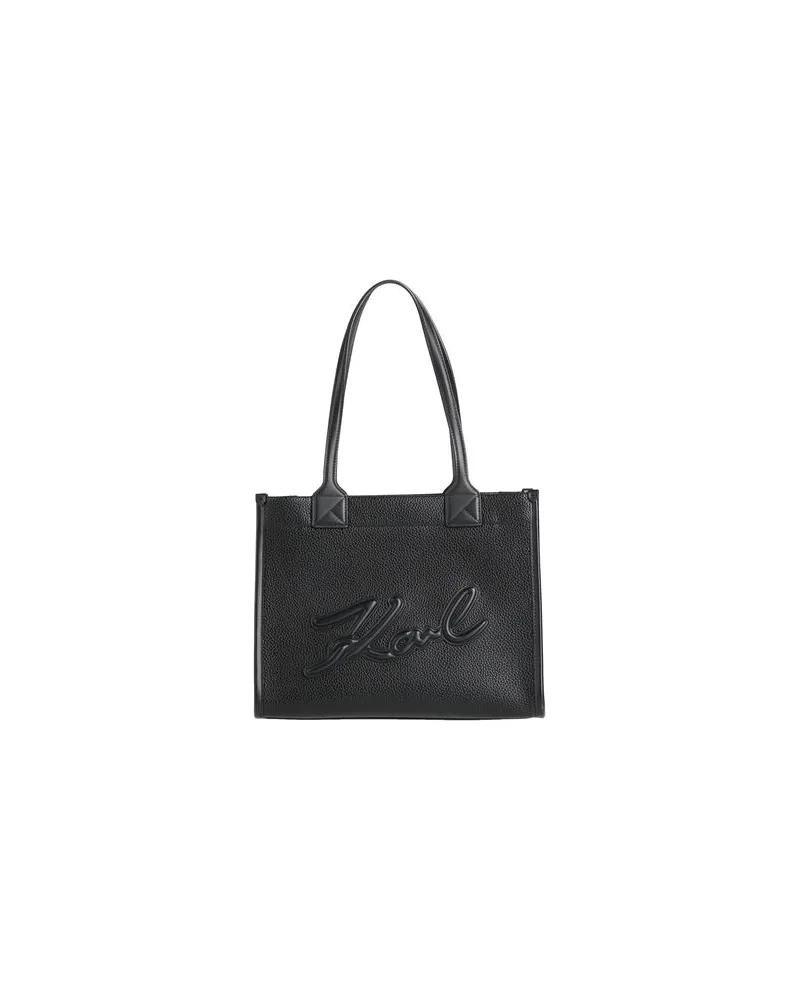 Karl Lagerfeld K/SKUARE MD TOTE GRAINY  - TASCHEN - Handtaschenauf YOOX.COM Schwarz