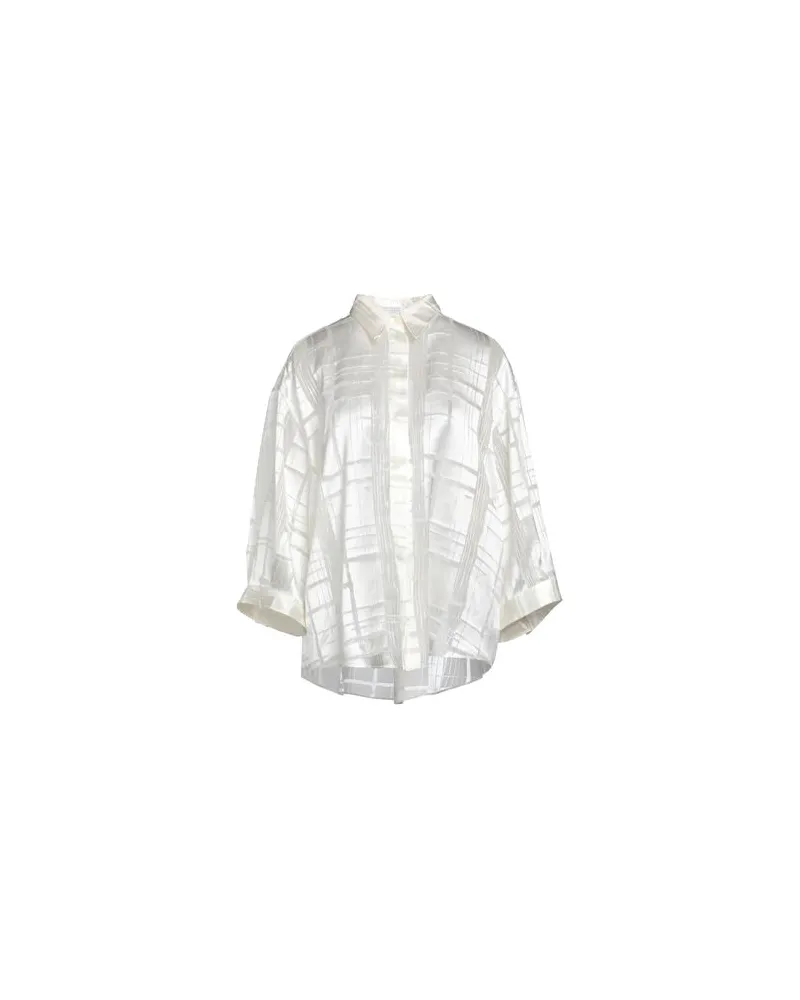 Brunello Cucinelli TOPS - Hemdenauf YOOX.COM Elfenbein