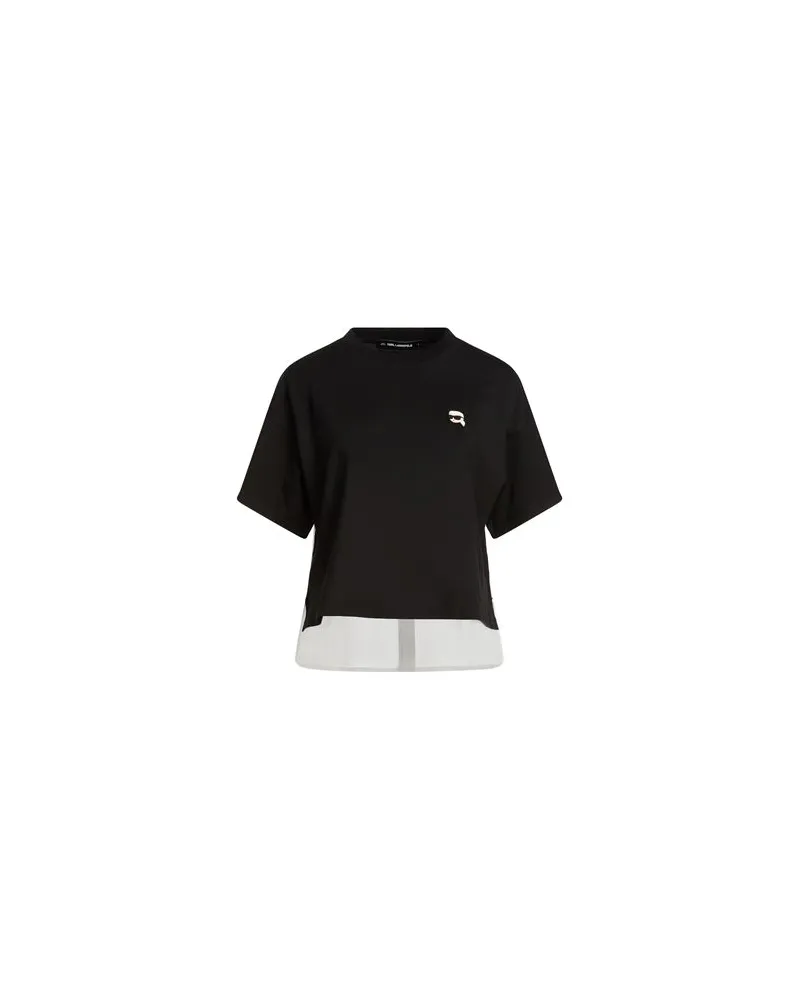 Karl Lagerfeld TOPS - T-shirtsauf YOOX.COM Schwarz