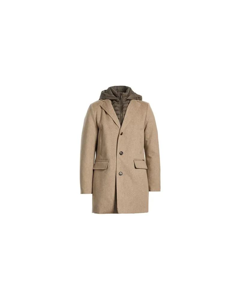 MOORER JACKEN & MÄNTEL - Mäntelauf YOOX.COM Beige