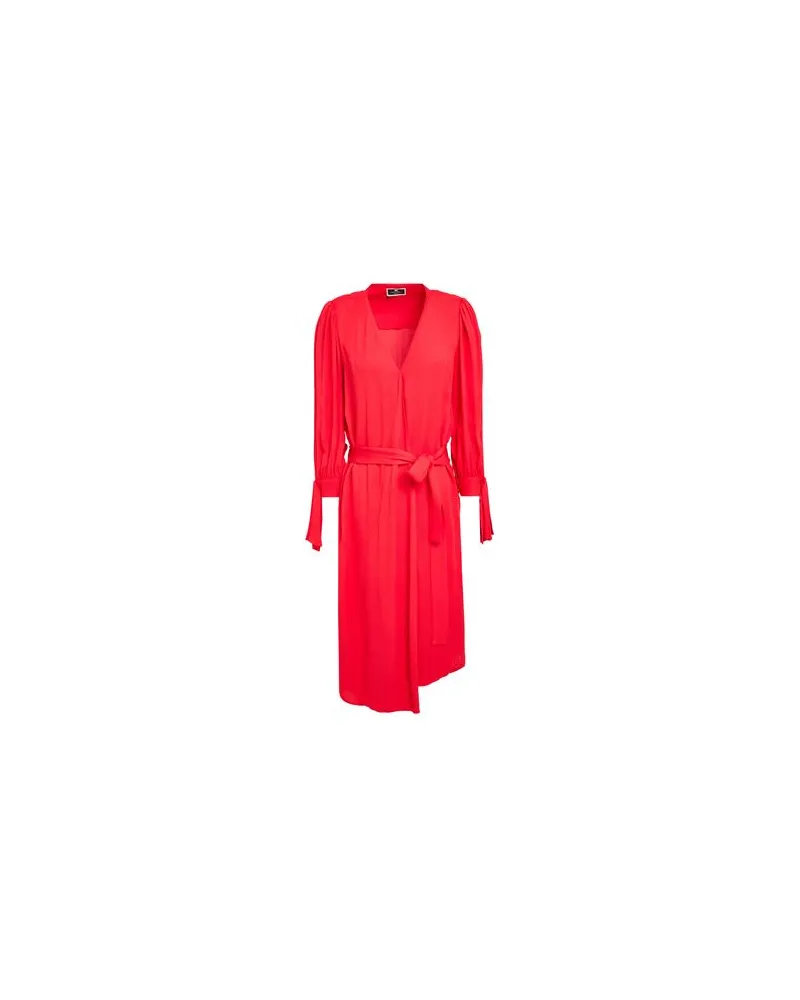 Elisabetta Franchi KLEIDER - Midi-Kleiderauf YOOX.COM Rot
