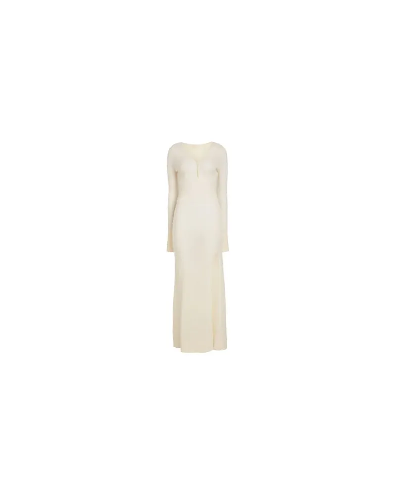 Jacquemus KLEIDER - Maxi-Kleiderauf YOOX.COM Elfenbein