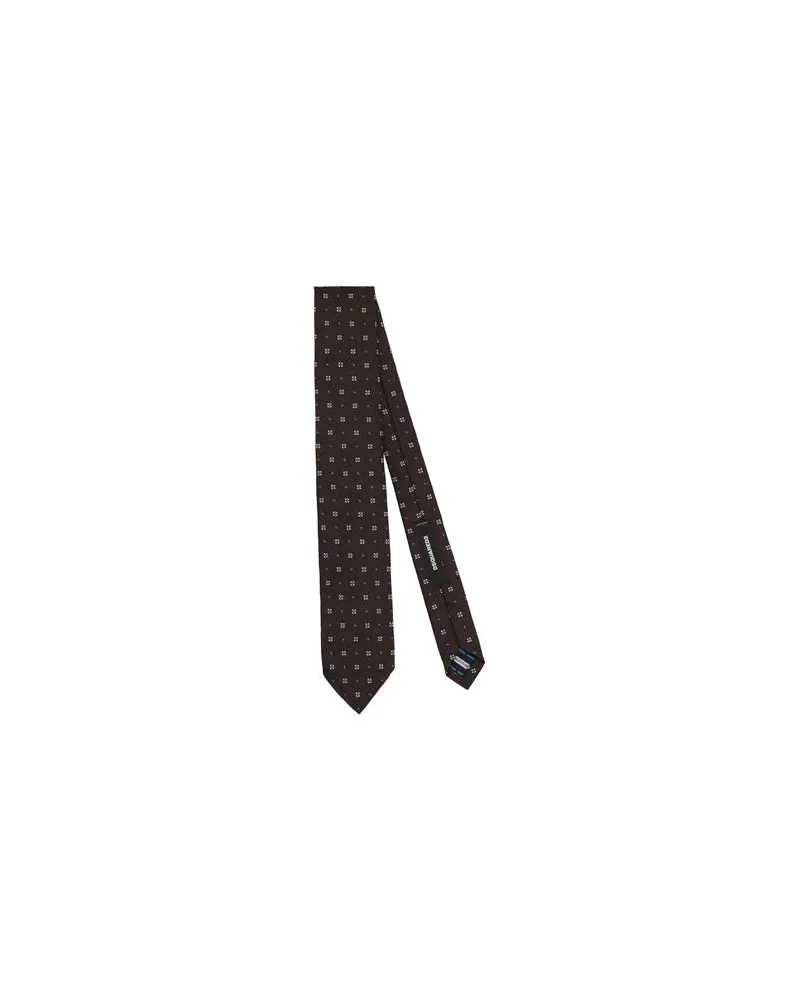 Dsquared2 ACCESSOIRES - Krawatten & Fliegenauf YOOX.COM Dunkelbraun