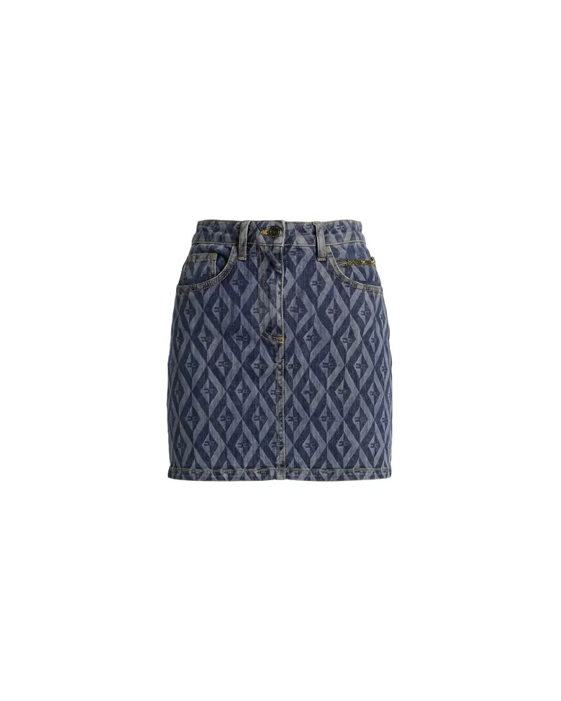 Elisabetta Franchi HOSEN & RÖCKE - Jeansröckeauf YOOX.COM Blau