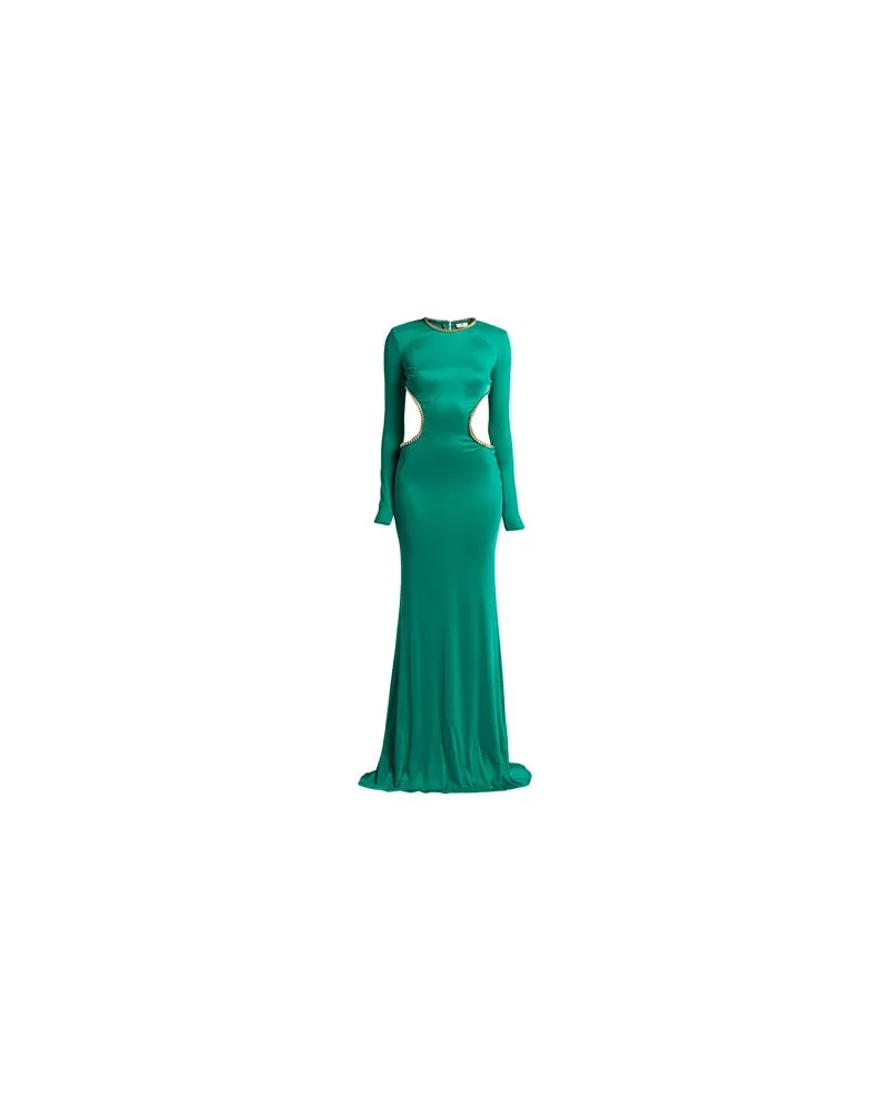 Elisabetta Franchi KLEIDER - Maxi-Kleiderauf YOOX.COM Smaragdgrün
