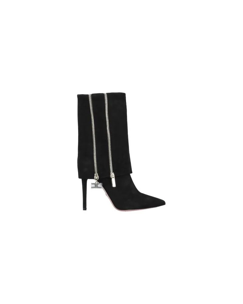 Elisabetta Franchi SCHUHE - Stiefelettenauf YOOX.COM Schwarz