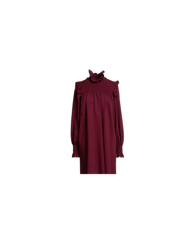 Silvian Heach KLEIDER - Mini-Kleiderauf YOOX.COM Bordeaux