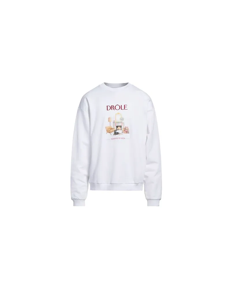 Drôle de Monsieur TOPS - Sweatshirtsauf YOOX.COM Weiß