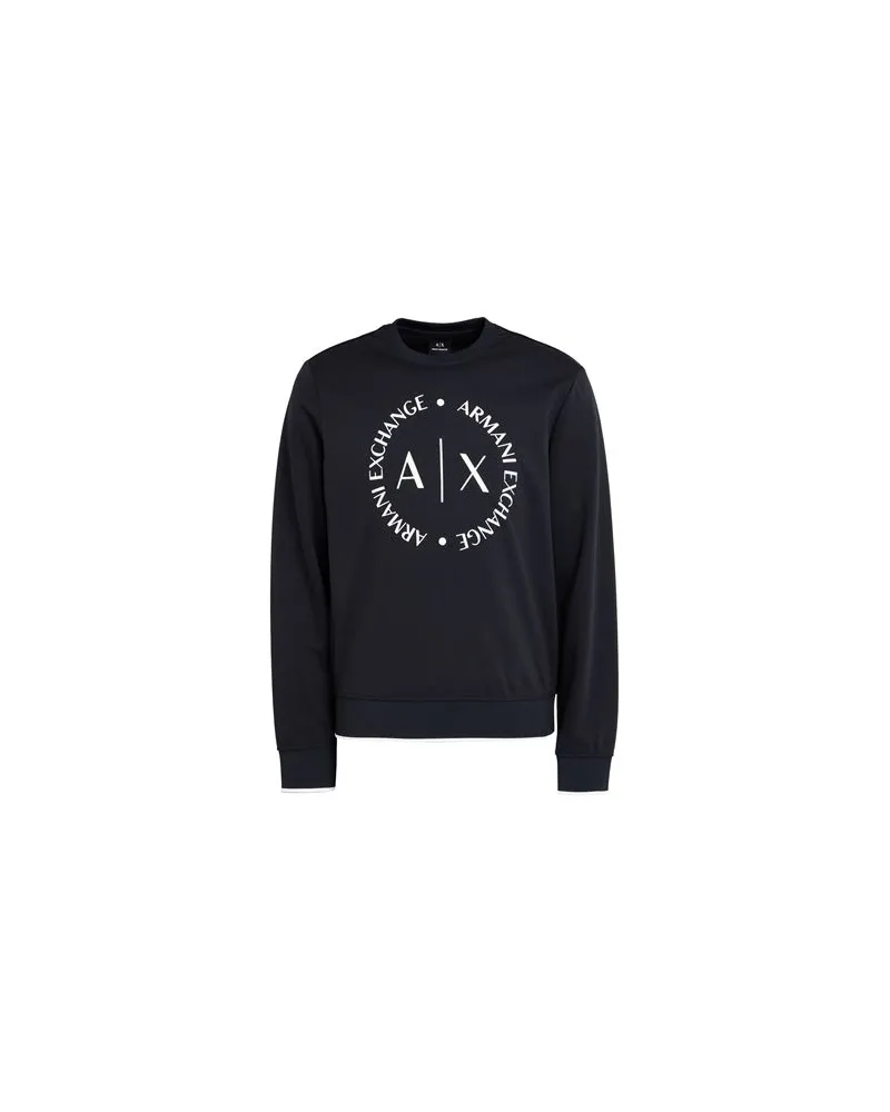 Armani Exchange TOPS - Sweatshirtsauf YOOX.COM Nachtblau
