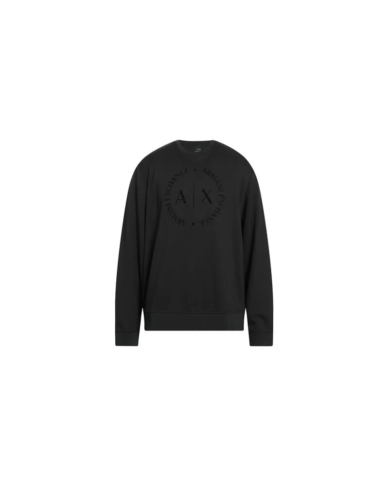 Armani Exchange TOPS - Sweatshirtsauf YOOX.COM Schwarz
