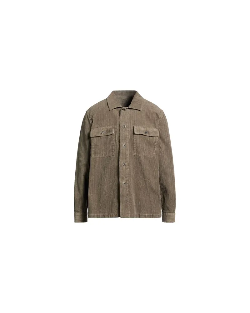 120% Lino TOPS - Hemdenauf YOOX.COM Khaki