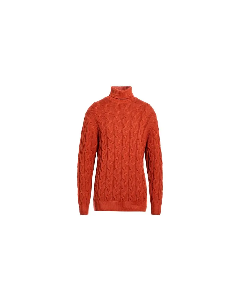 Filippo de Laurentiis STRICKWAREN - Rollkragenpulloverauf YOOX.COM Rostrot
