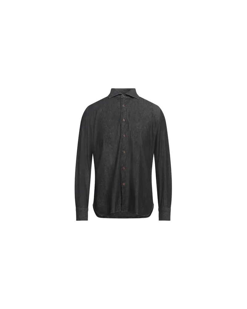 Luigi Borrelli TOPS - Jeanshemdenauf YOOX.COM Braungrau