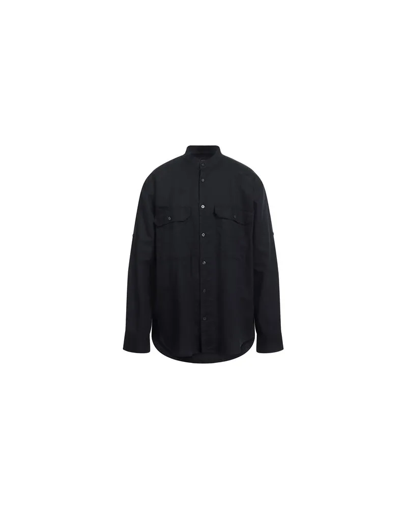Armani Exchange TOPS - Hemdenauf YOOX.COM Nachtblau