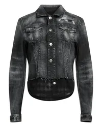 Dsquared2 Jeanshemd Schwarz