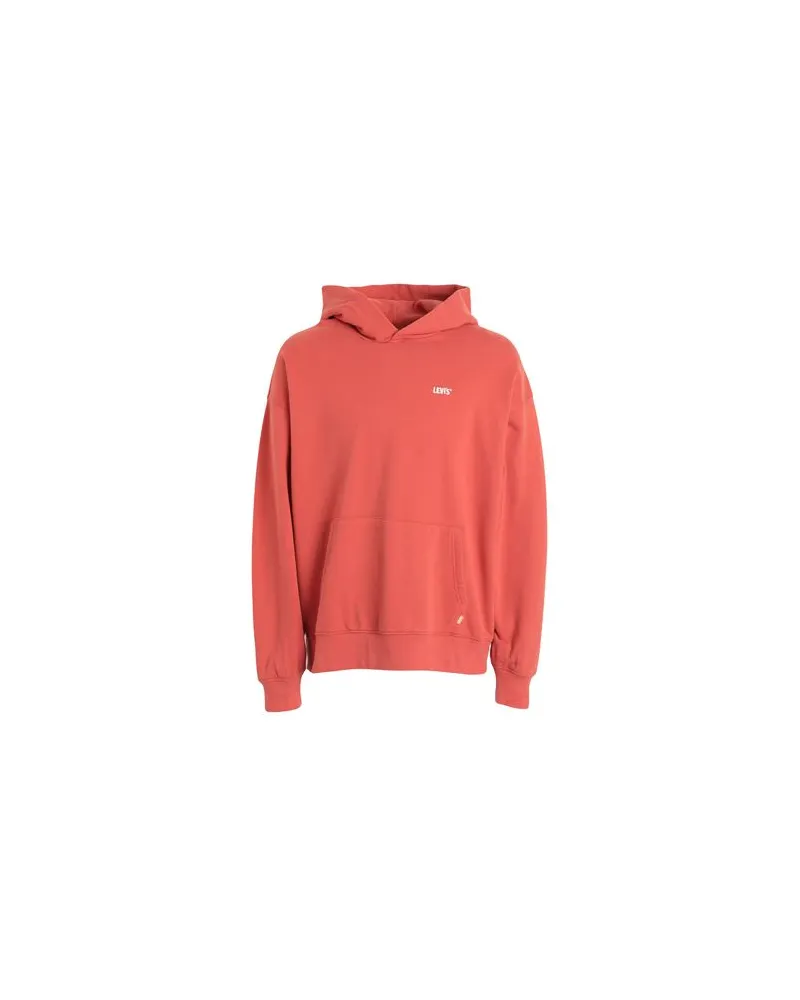 Levi's GOLD TAB HOODIE  - TOPS - Sweatshirtsauf YOOX.COM Rostrot
