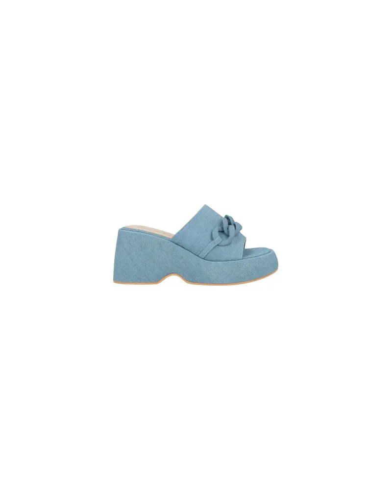 Gai Mattiolo LOVE TO LOVE - SCHUHE - Sandalenauf YOOX.COM Blau
