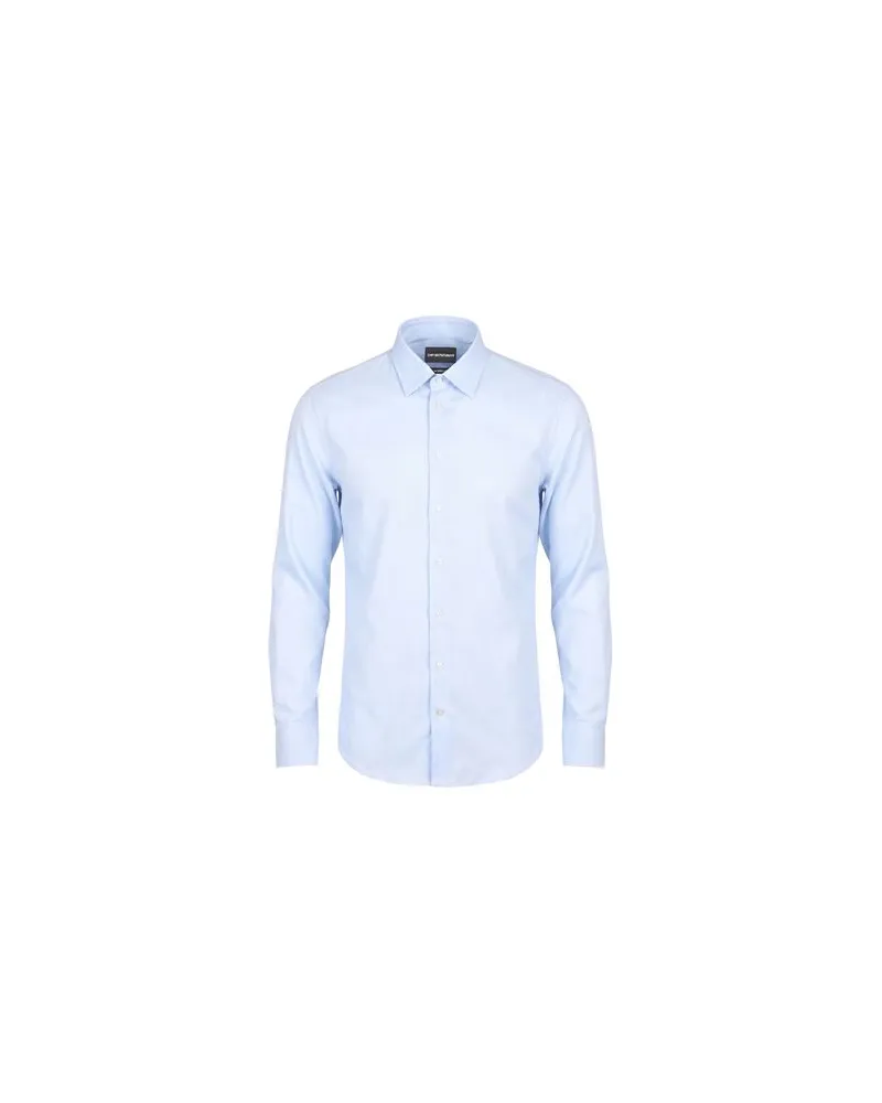 Emporio Armani TOPS - Hemdenauf YOOX.COM Himmelblau