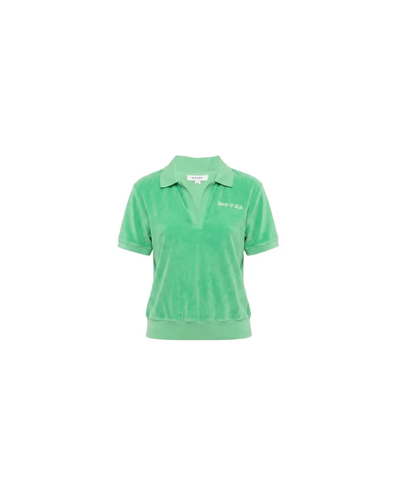 SPORTY & RICH TOPS - Poloshirtsauf YOOX.COM Grün