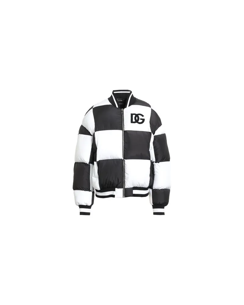 Dolce & Gabbana JACKEN & MÄNTEL - Pufferjacken & Daunenjackenauf YOOX.COM Schwarz