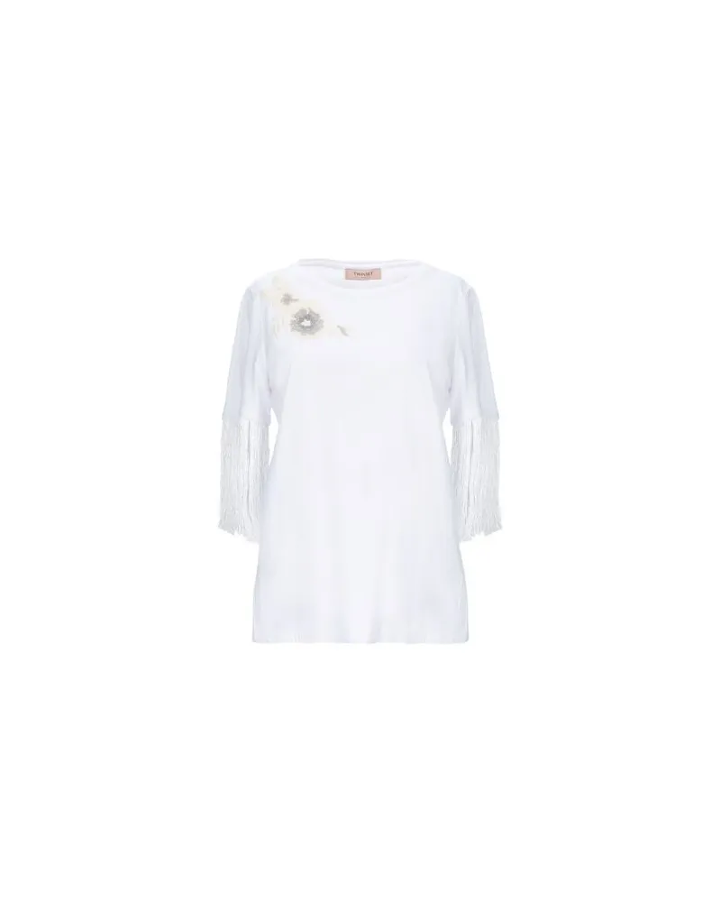 Twin-Set TOPS - T-shirtsauf YOOX.COM Weiß