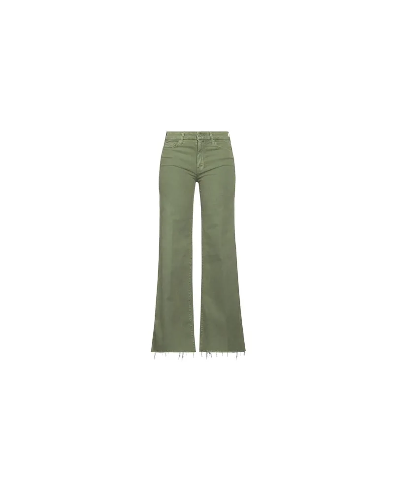 Mother HOSEN & RÖCKE - Jeanshosenauf YOOX.COM Militärgrün