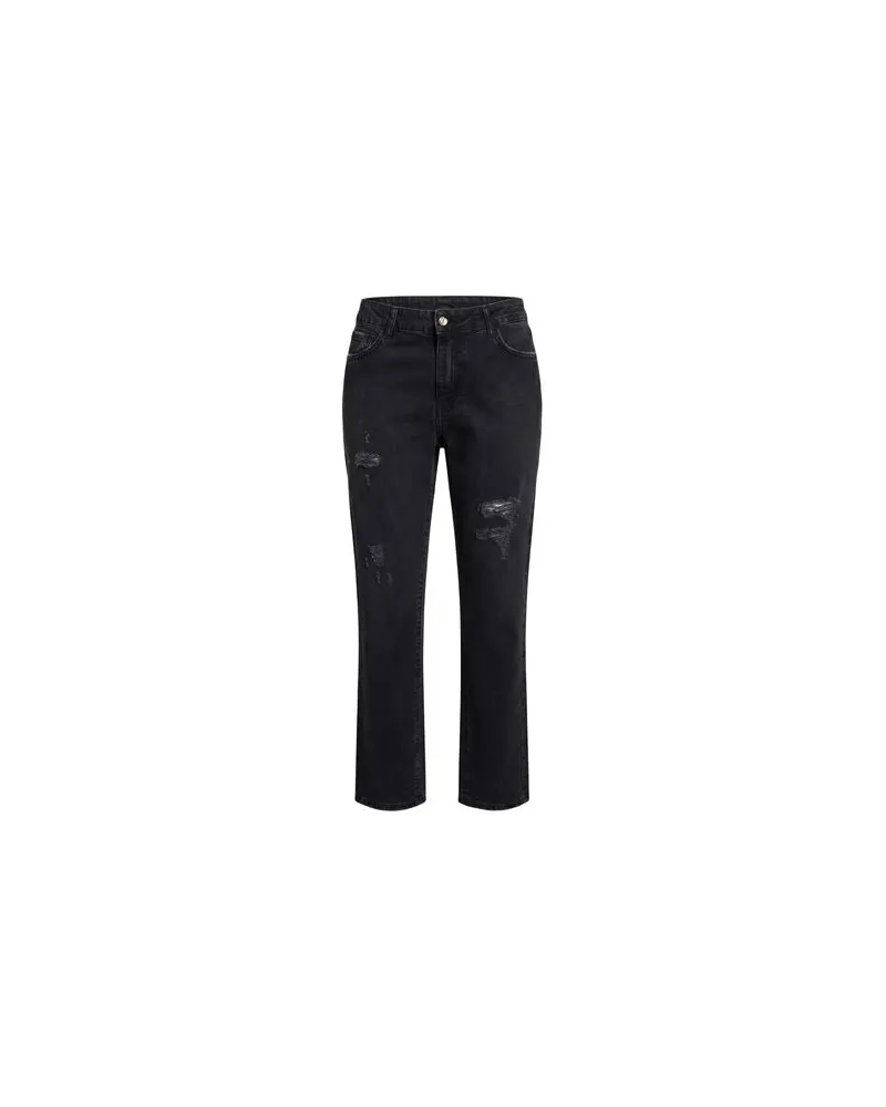 Soallure HOSEN & RÖCKE - Jeanshosenauf YOOX.COM Schwarz