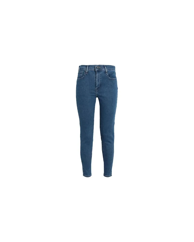 Levi's 720 HIRISE SUPER SKINNY FLAT FINISH - HOSEN & RÖCKE - Jeanshosenauf YOOX.COM Blau