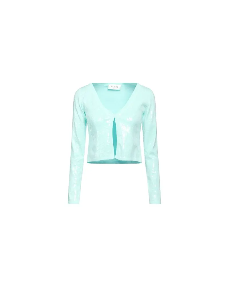 Blumarine STRICKWAREN - Strickjackenauf YOOX.COM Tūrkis