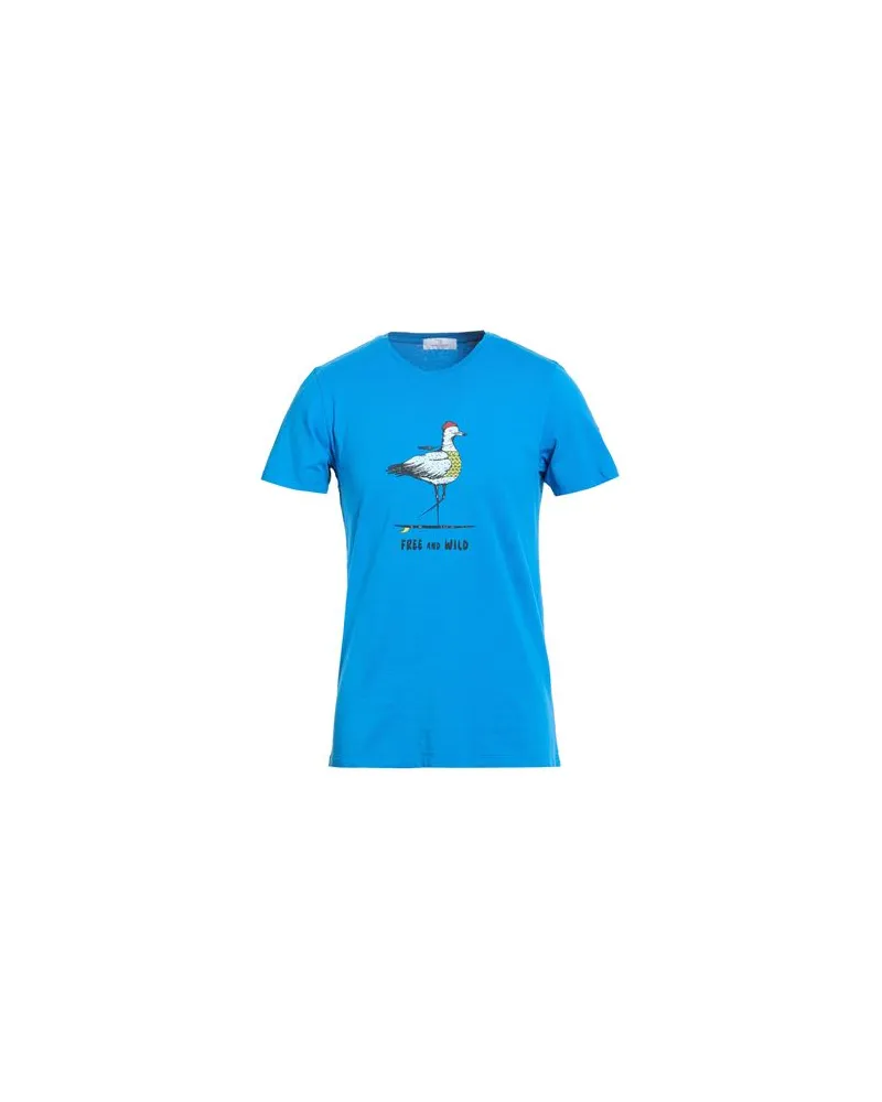 Cooperativa Pescatori Posillipo TOPS - T-shirtsauf YOOX.COM Azurblau