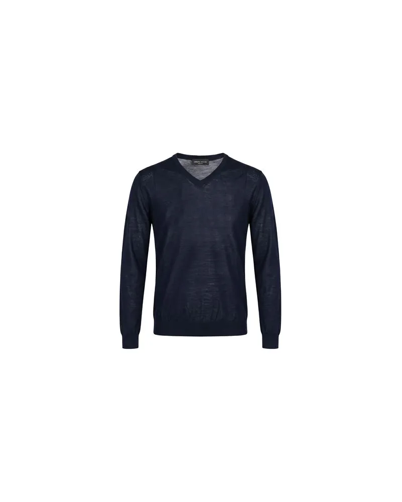 Roberto Collina STRICKWAREN - Pulloverauf YOOX.COM Nachtblau