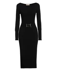 Twin-Set Midi-Kleid Schwarz