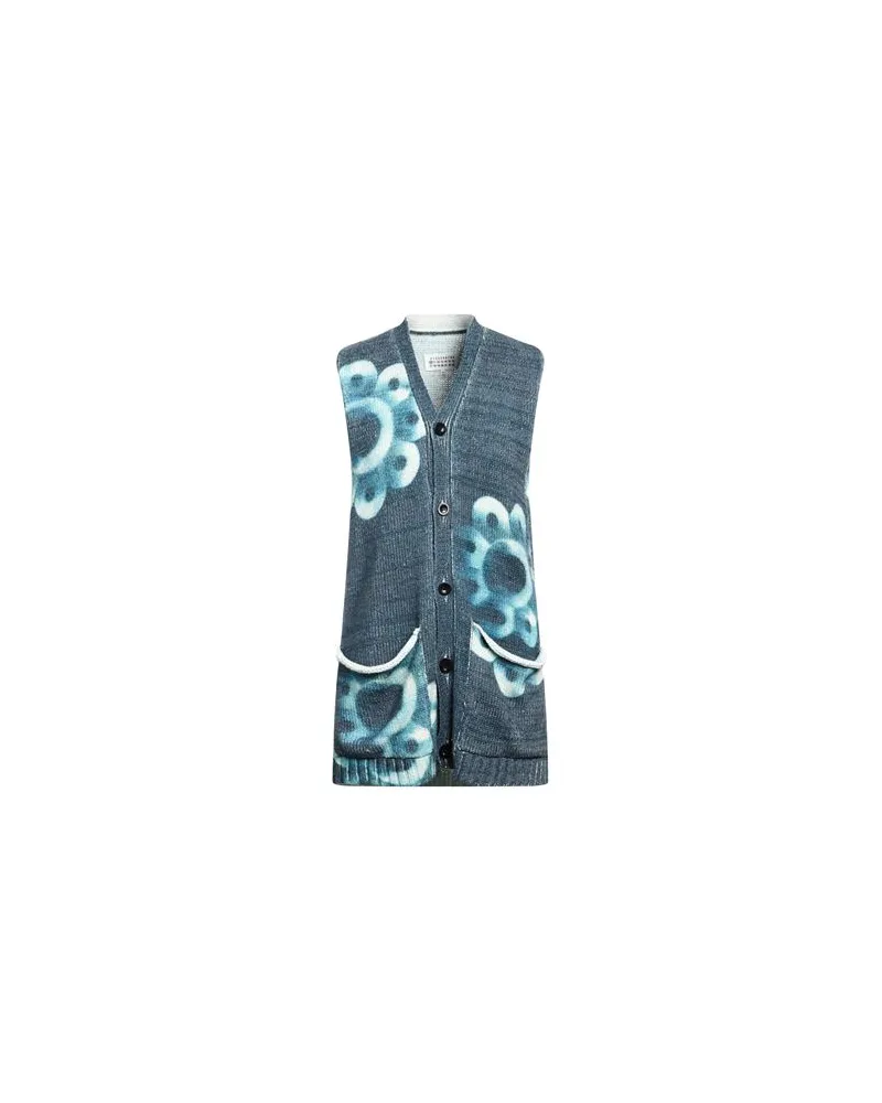 Maison Margiela STRICKWAREN - Strickjackenauf YOOX.COM Taubenblau