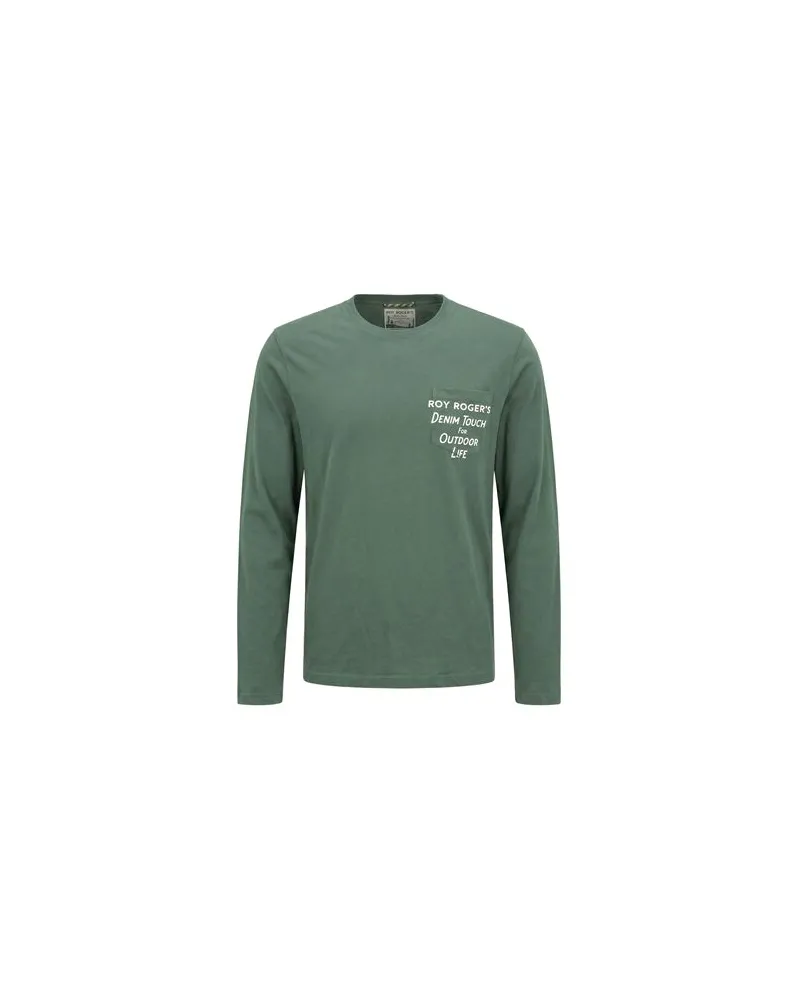 Roy Roger's TOPS - T-shirtsauf YOOX.COM Grün