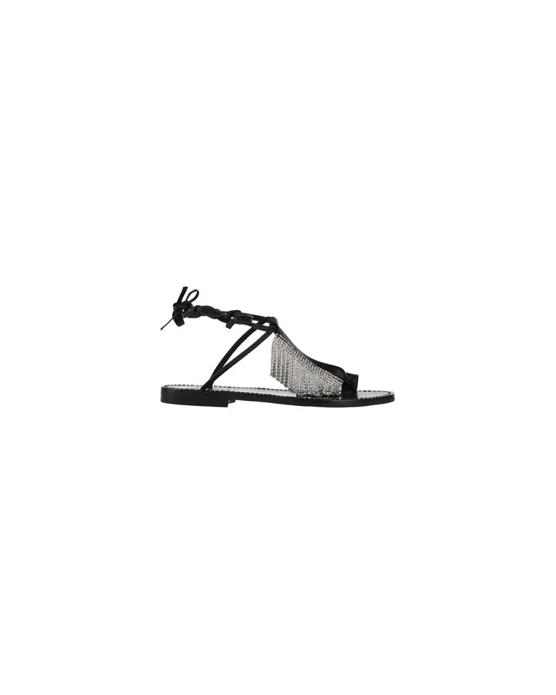 Twin-Set SCHUHE - Zehentrennerauf YOOX.COM Schwarz