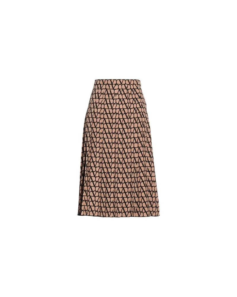 Valentino Garavani HOSEN & RÖCKE - Midi-Röckeauf YOOX.COM Hellbraun