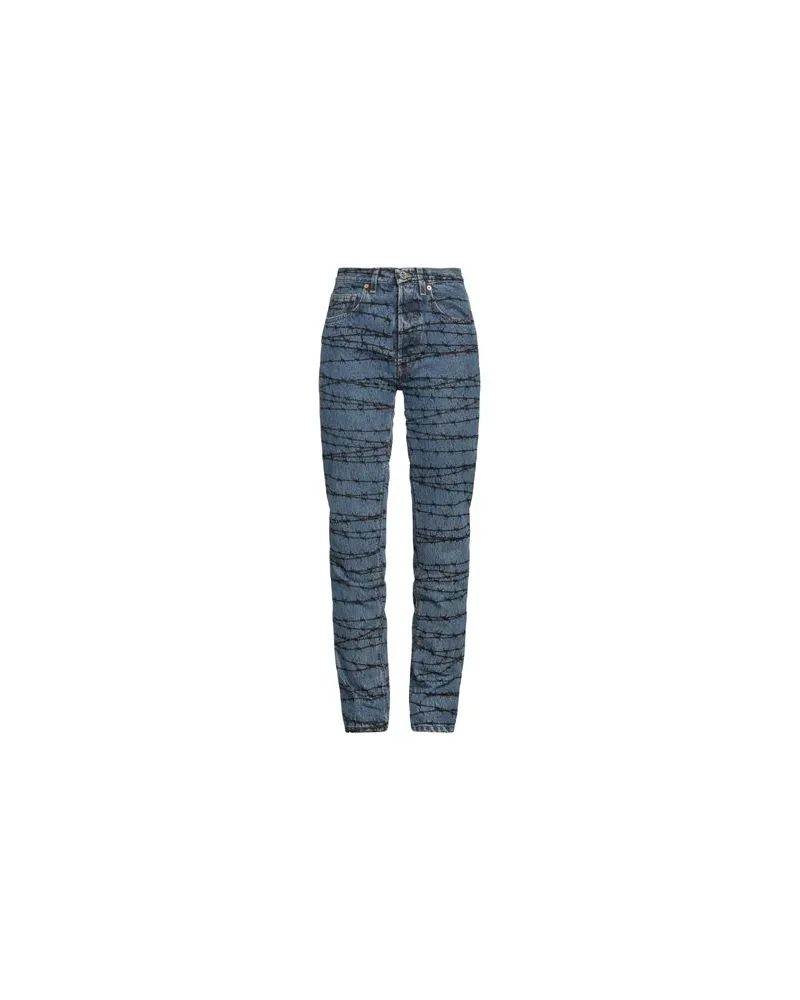 VETEMENTS HOSEN & RÖCKE - Jeanshosenauf YOOX.COM Blau
