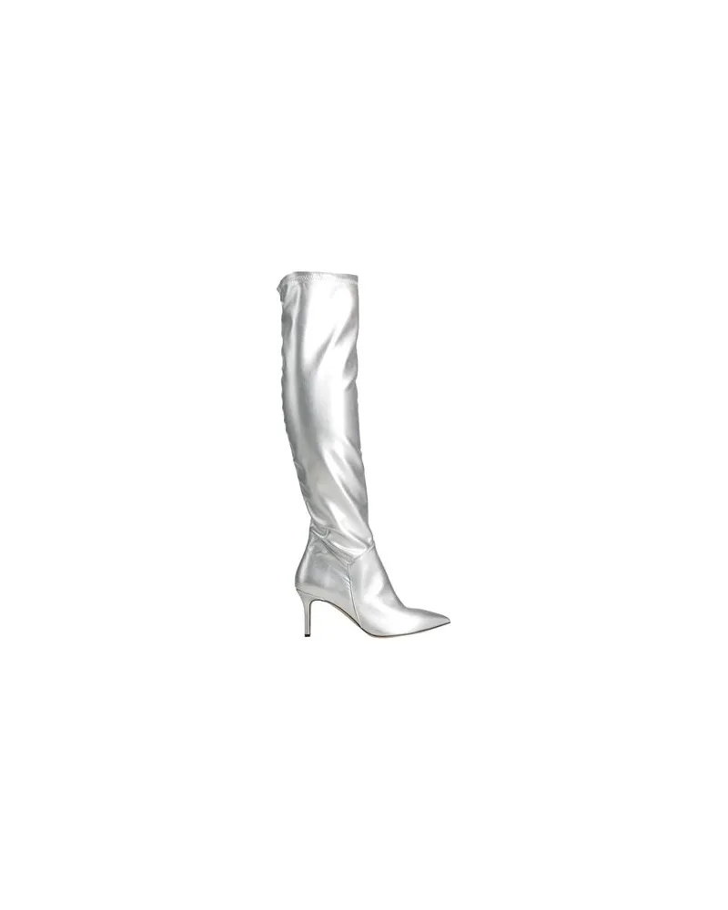 Divine Follie SCHUHE - Stiefelauf YOOX.COM Silber