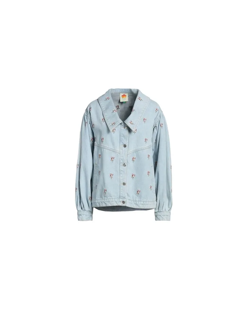 FARM Rio JACKEN & MÄNTEL - Jeansjacken/Mäntelauf YOOX.COM Blau