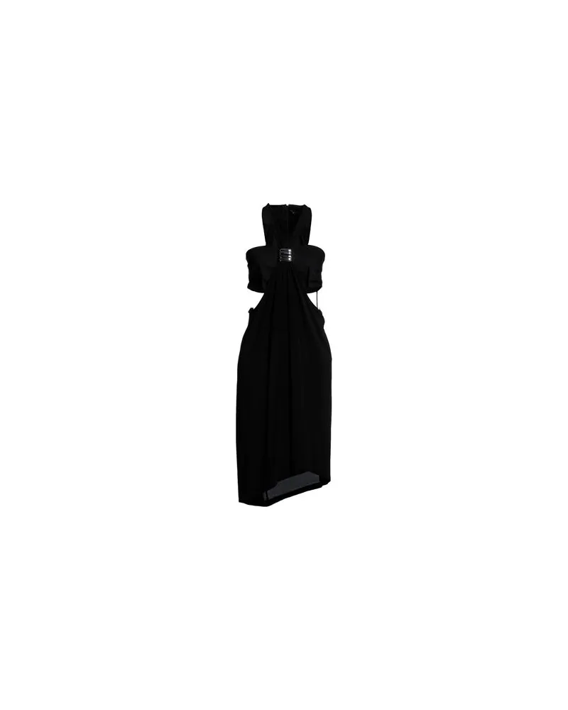 MALLONI KLEIDER - Midi-Kleiderauf YOOX.COM Schwarz